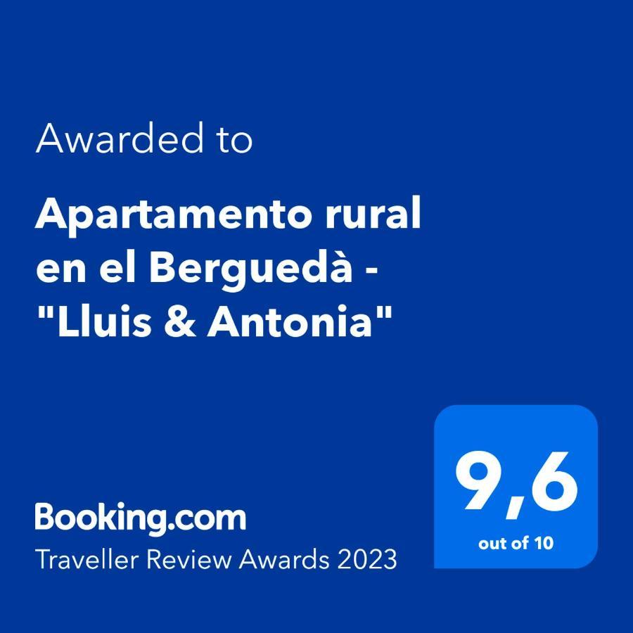 Apartamento Rural En El Bergueda "Lluis & Antonia" A Ac Sant Jordi de Cercs Εξωτερικό φωτογραφία