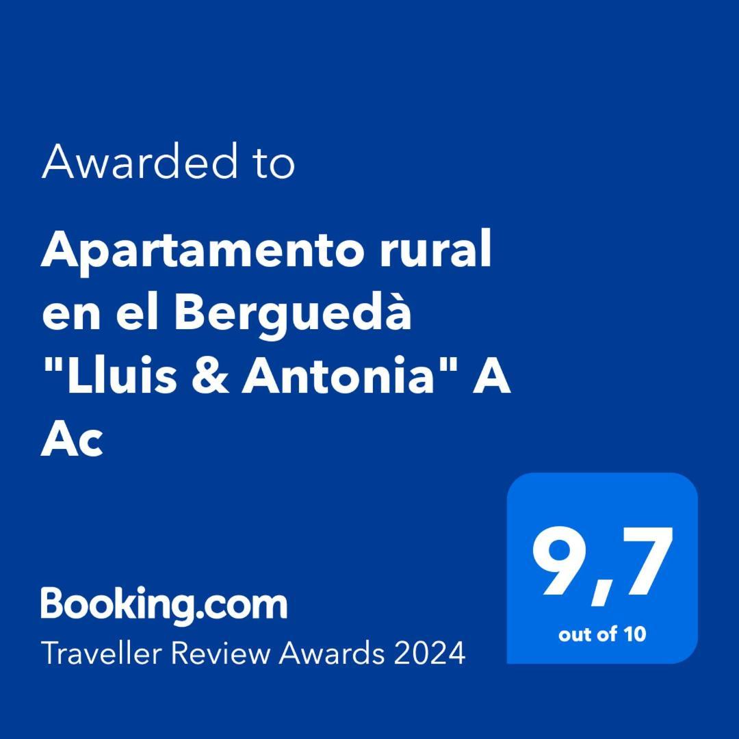 Apartamento Rural En El Bergueda "Lluis & Antonia" A Ac Sant Jordi de Cercs Εξωτερικό φωτογραφία